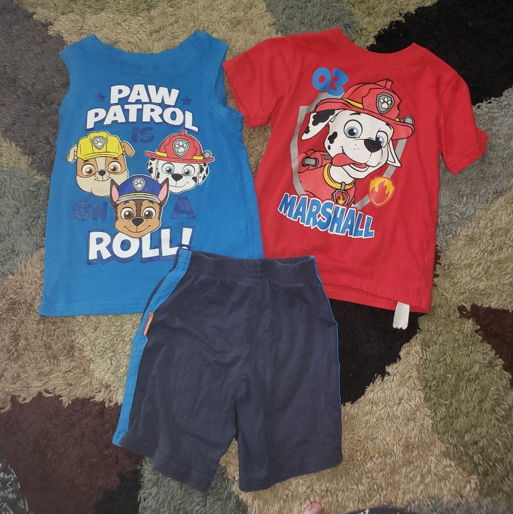 3 piece paw patrol outfit set